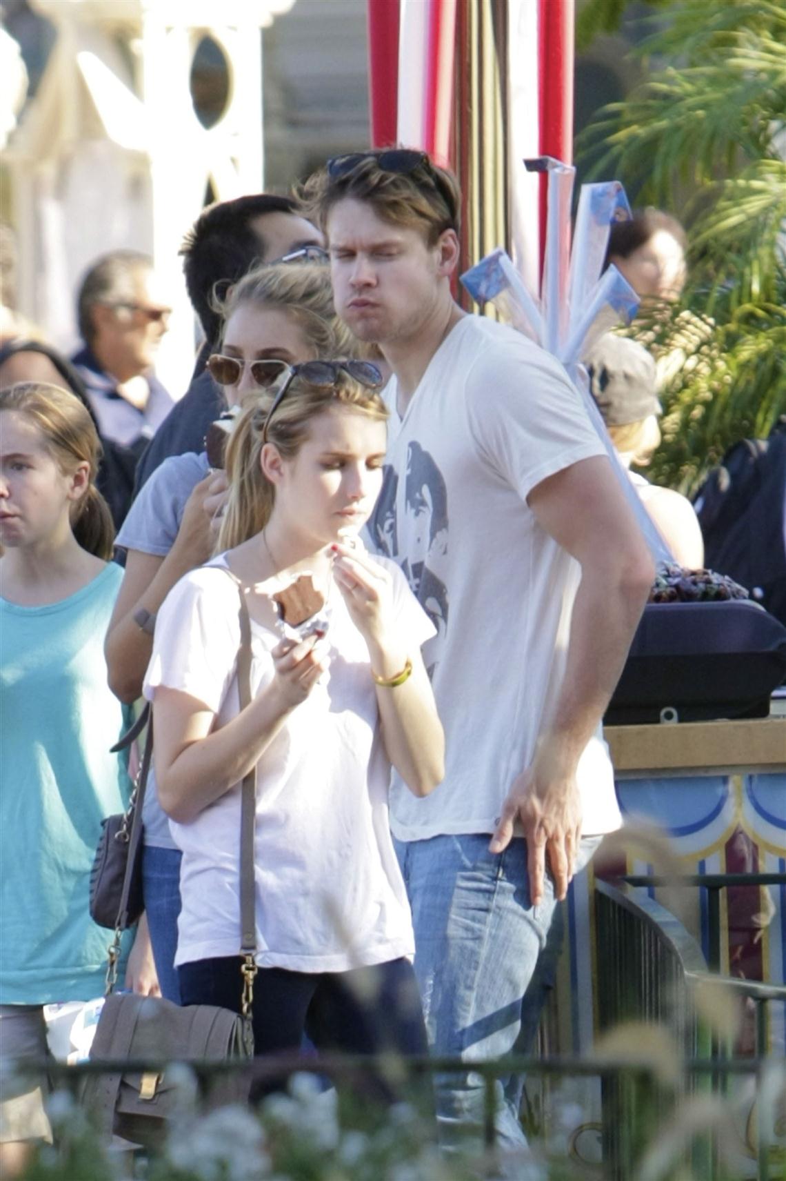 Emma Roberts and Chord Overstreet Spends the day together at Disneyland Disneyland California photos | Picture 60724